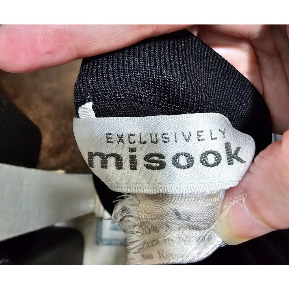 Exclusively‎ Misook Black Knit Skirt Womens Size L - Picture 2 of 5